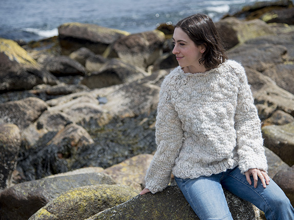 Slubby Cloud Sweater